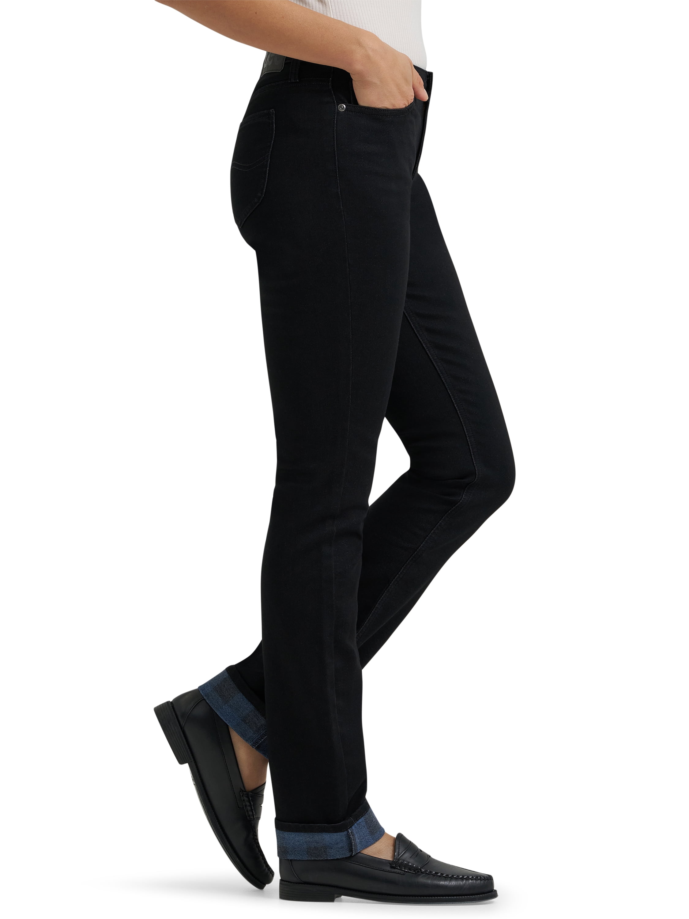 Lee® Women's Legendary Lined Straight Leg Denim Jeans