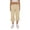 Beige, variant on Women's Summer Casual Joggers, Ruffled Waist Drawstring Pants with Elastic Ankle Cuffs, S-XXL