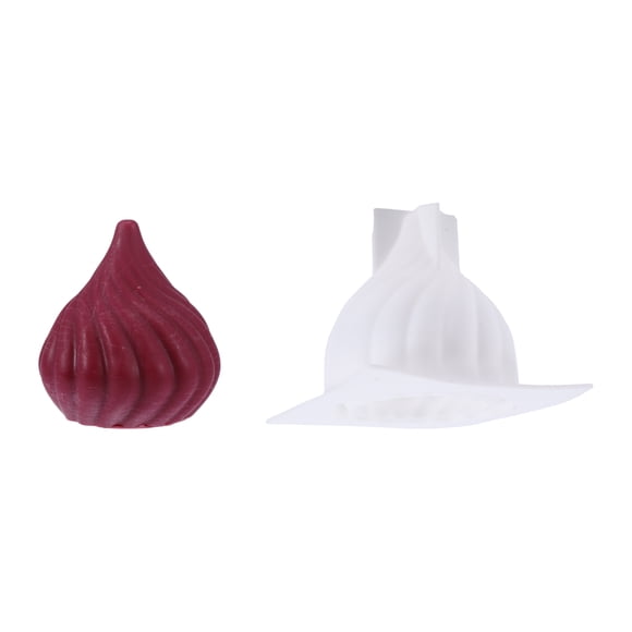 Moldes de vela de cebolla de Unique Bargains, molde de silicona en forma de cubo para hacer velas, vela aromática de 3.58"x3.35"x2.95"