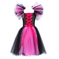 thumbnail image 1 of GDREDA Robe d'Été pour Tout-Petits Robe pour Tout-Petits Enfants Bébés Filles Magnifique Sorcière Robe Noire Déguisement Robes de Fête C,2, 1 of 6