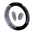 thumbnail image 2 of BotaniNest Steering Wheel Cover+gear Handbrake Cover 36 39cm Steering Wheel Cover Telescopic Steering Wheel Cover, 2 of 4