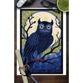 thumbnail image 3 of Owl, Paper Mosaic (9x12 Wall Art Print, Home Decor), 3 of 3
