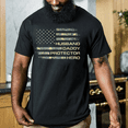 thumbnail image 3 of Husband Daddy Protector Hero T-shirt, Patriotic American Flag Shirt, Father's Day Crewneck Shirt for Dad, Husband, Hero, 3 of 6