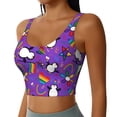 thumbnail image 2 of Kdxio Rainbow Lgbt Penguin Print Workout Crop Tank Top for Women Racerback Yoga Tank Tops Athletic Sports Shirts Exercise Undershirts, 2 of 5