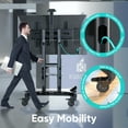 thumbnail image 6 of ONKRON Mobile TV Stand for 50"-86" Screens up to 200 lbs, Adjustable Modern Rolling, max VESA 800x500, 6 of 11