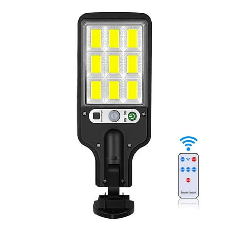 

Solar Lights Solar Street Lights Outdoor Solar Lamp With 3 Light Mode Waterproof Motion Sensor Security Lighting For Garden Patio Path Yard -------- Super Bright & Energy Efficient