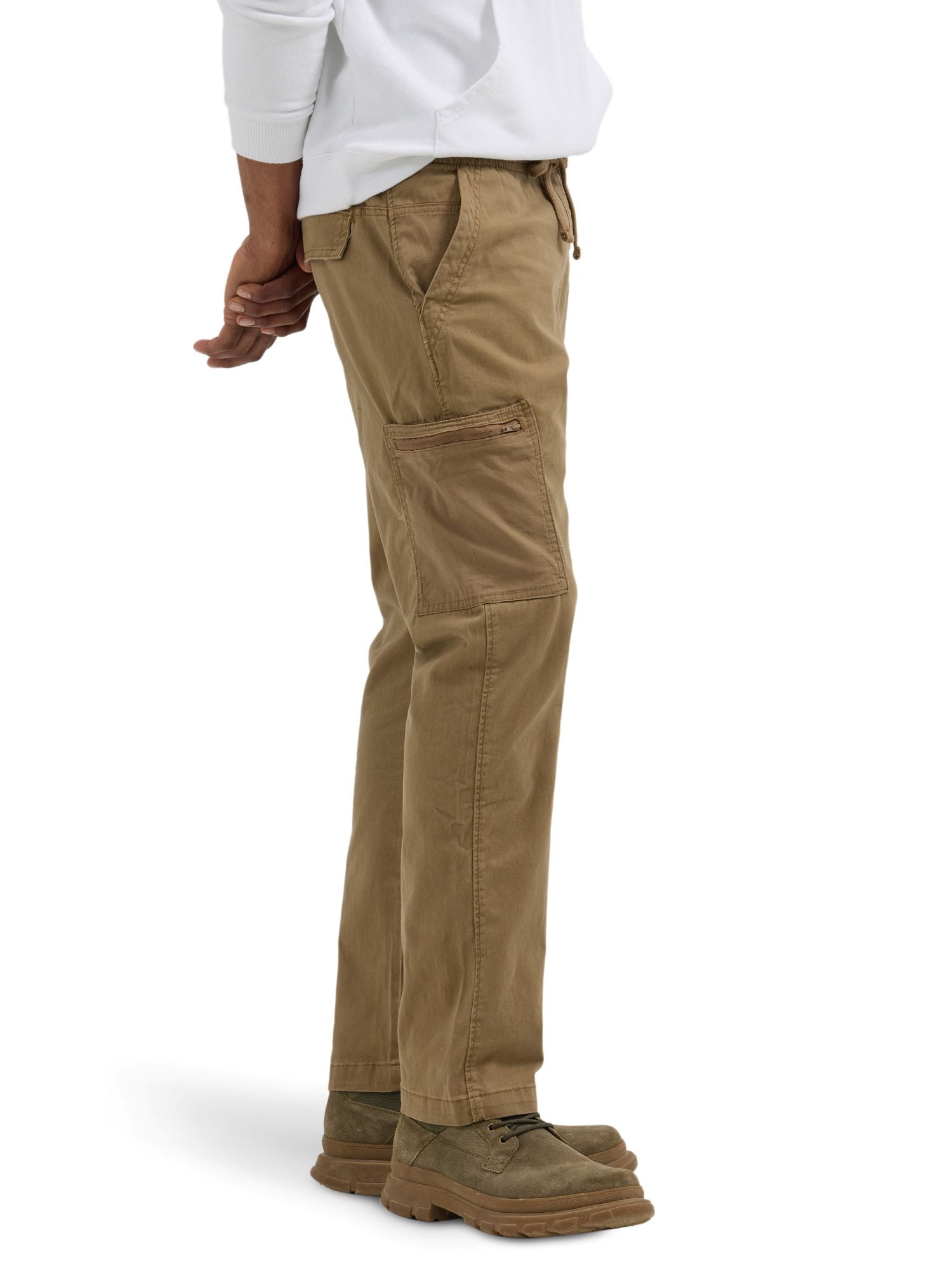 Wrangler® Men's Cargo Pant with Drawstring Waist, Sizes S-2XL