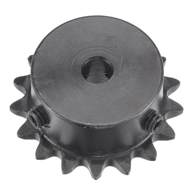 Uxcell Teeth Chain Sprocket Carbon Steel with Set Screw 6mm