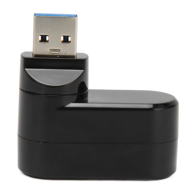 Hub USB, Divisor USB 3 En 1, Expansor USB Giratorio De 90/180, Adaptador Multipuerto Portátil, 1 Puerto USB3.0, 2 Puertos USB2.0, Para Impresora De Unidad Flash HDD Portátil