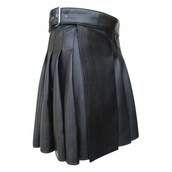 Idoravan Women's Basic Versatile Skirt Clearance Men's Scottish Holiday Skirt Men's Punk Leather Pleated Skirt