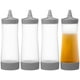 thumbnail image 1 of 4 botellas exprimibles de plástico para condimentos, dispensadores de salsa, accesorios para barbacoa (gris), 1 of 8