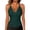 Army Green, variant on Women Sleeveless V Neck Button Front Casual Tank Top Solid Color Simple Design for Layering or Standalone Wear
