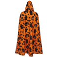 thumbnail image 3 of Capa de cosplay de mago de Halloween Capa con estampado de dibujos animados de mascarada, 3 of 5
