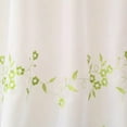 thumbnail image 3 of Embroidered Window Tiers Kitchen Cafe Half Curtains Eyelet Valance Decor, 3 Colors And 6 Sizes Available Green 30x120cm, 3 of 7