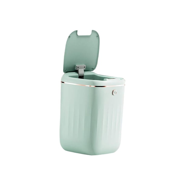 Cubos de basura Cubo de basura impermeable de 3 modos para dormitorio Cocina Hogar Sala de juegos Verde Macarena Cesto de basura