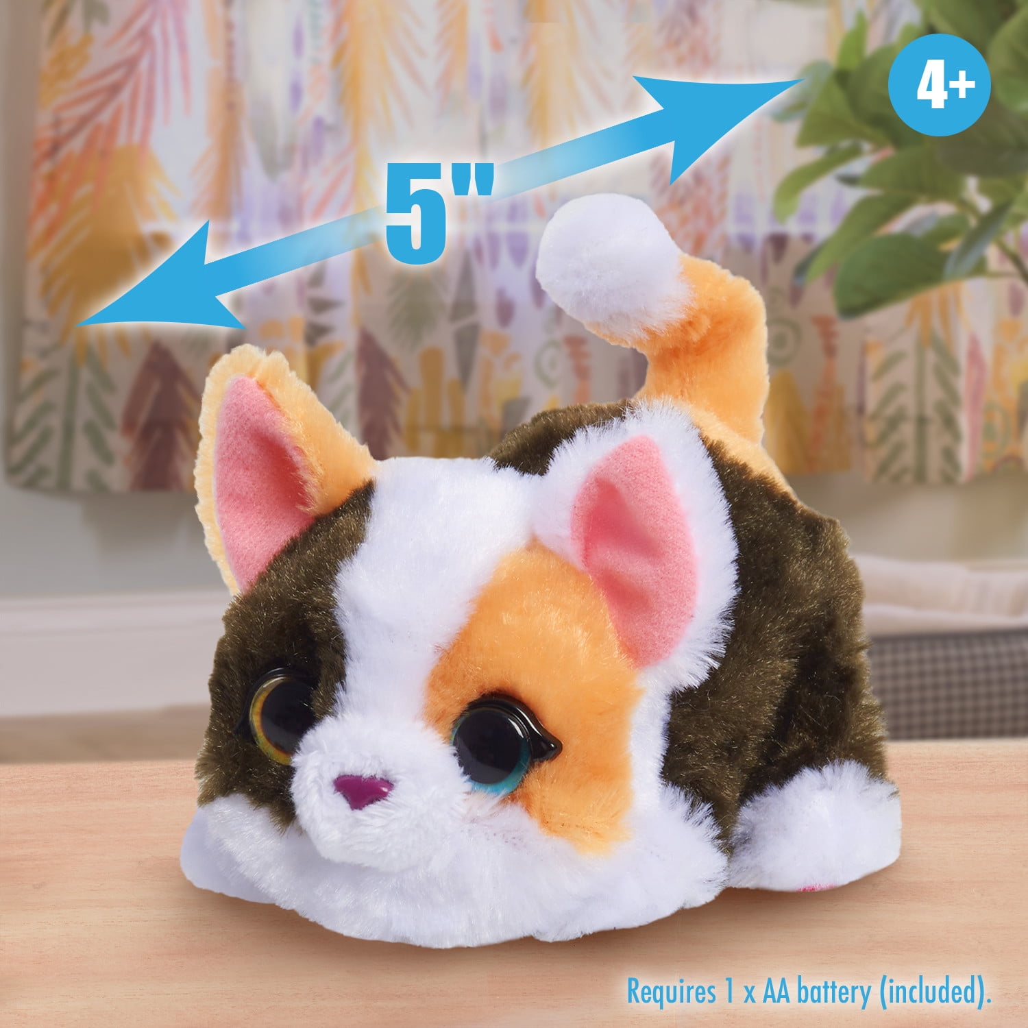 furReal My Minis Kitty Interactive Toy, Small Plush Kitty with Motion, Faux Fur, Kids Toys Ages 4 up
