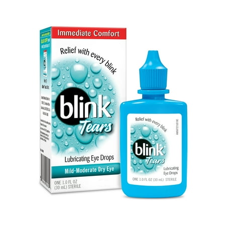 Blink Tears Lubricating Eye Drops, Mild Moderate Dry Eye, 1 Fl (Best Cure For Itchy Eyes)