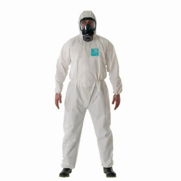 Ansell ANS817022 Hooded Coverall Paint Suit - Large