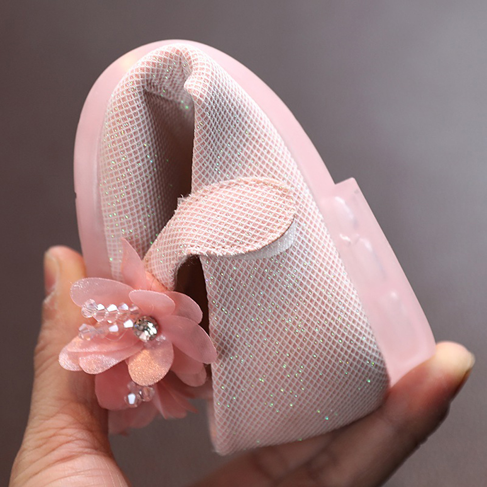 Baozhu Toddler Little Girls Wedding 3D Flower Mary Jane Shoes Ballet Dress Shoes - image 4 of 10