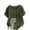 Army Green, variant on Women's Summer Plus Size Tops Fashion Round Neck Short Sleeve Floral Printed T-shirts Casual Loose Blouse Tops Navy M