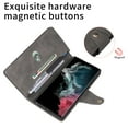 thumbnail image 5 of Wallet Card Zipper Flip Leather Case For Samsung Galaxy S24 Ultra S24Plus S23FE S23 Ultra S22 S21 FE S20 FE S10 Note 20 Note10 Note9, 5 of 13