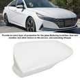 thumbnail image 3 of Rearview Mirror Cover for Elantra 2021 to 2023, 2PCS White Side Mirror Cover, Scratch Rain Resistant Rear View Mirror Cover Replacement, 3 of 7