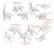 thumbnail image 4 of Kit de pintura de dinosaurios de bricolaje | 12 figuras de dinosaurios de yeso | Set de Artes y Oficios | Incluye pinturas y rotuladores | Moldes de yeso blanco | Suministros creativos de dibujo y, 4 of 7