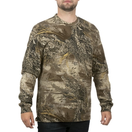 Realtree Max-1 XT Men's Long Sleeve Scent Control Hunting Camouflage Tee Shirt