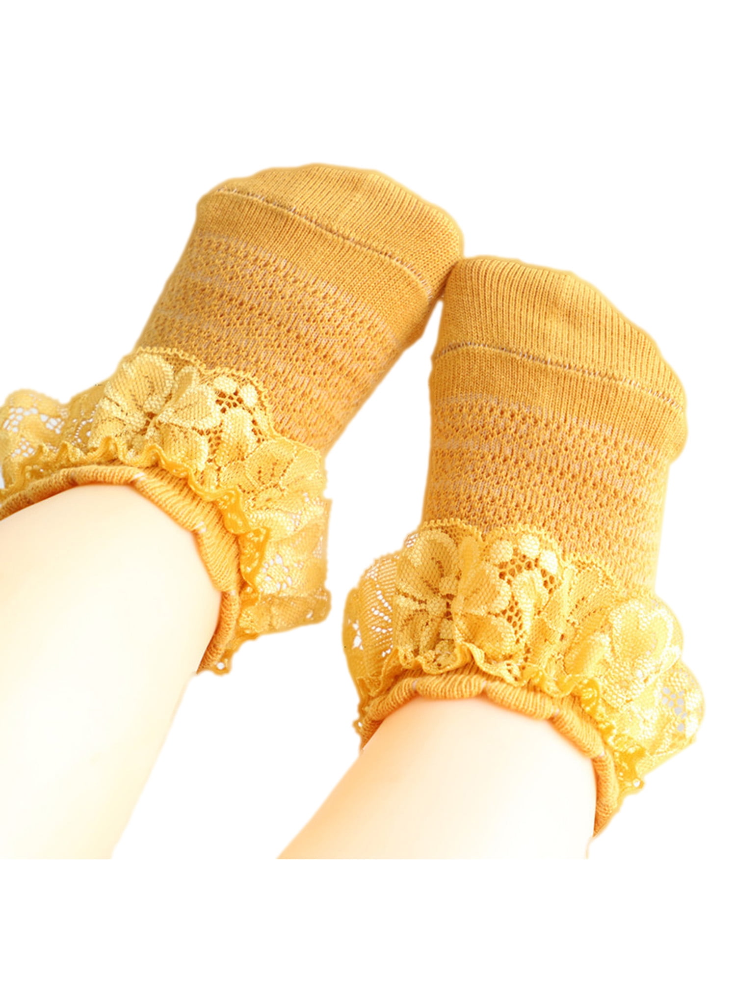 Spring hue Infant Baby Girl Sock Frilly Lace Socks Ankle Sock Princess