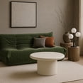 thumbnail image 2 of Meridian Furniture Emara Table Basse Intérieure / Extérieure en Béton Crème, 2 of 6