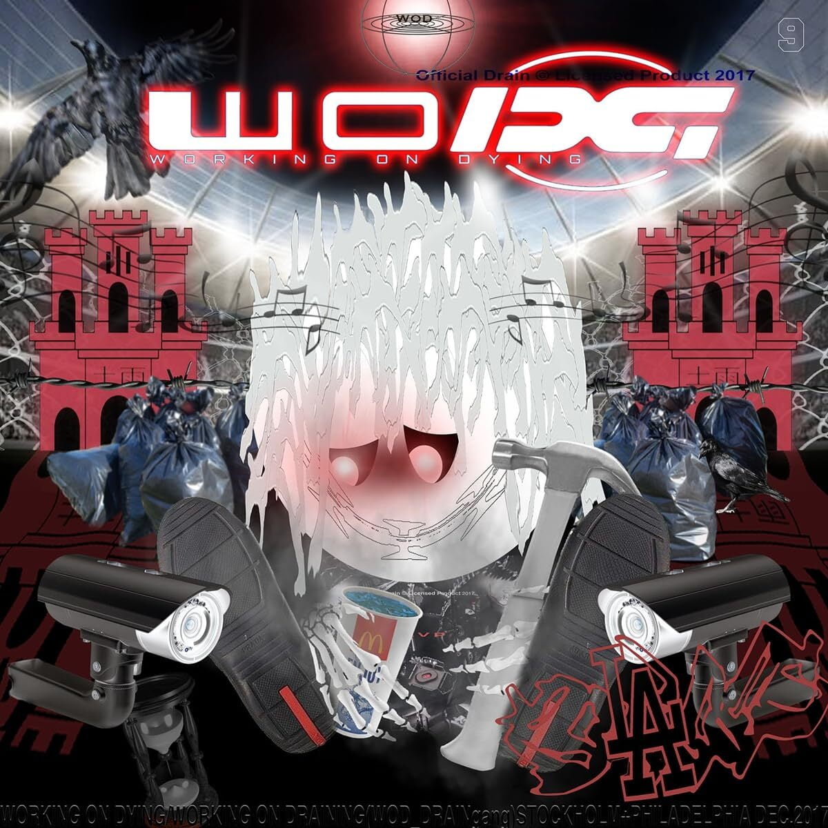 bladee / glue レコード BLADEE ‎– Gluee LP - Purple Colored Vinyl Album - NEW RECORD