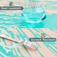 thumbnail image 5 of Nautical Coastal Rectangle Tablecloth Beach Ocean Print Table Cloth Waterproof Stain Resistant Wrinkle-Free Table Cover for Kitchen Dining Room Indoor and Outdoor Picnic Party 60x120 Inches, C2, 5 of 6