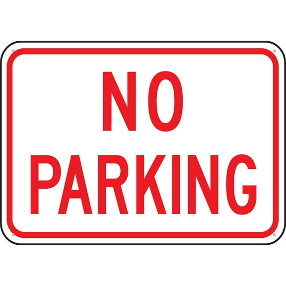 Parking Sign No Parking Landscape Metal Signs 12X8 Inch Rust Free Aluminum,Uv Ink Printing,Durable/Weatherproof Outdoor For Home