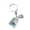 CL-B, variant on Kedshhgu Clear Resin Fish Cute Resin Fish Key Chain Water Bag Fish Key Ring