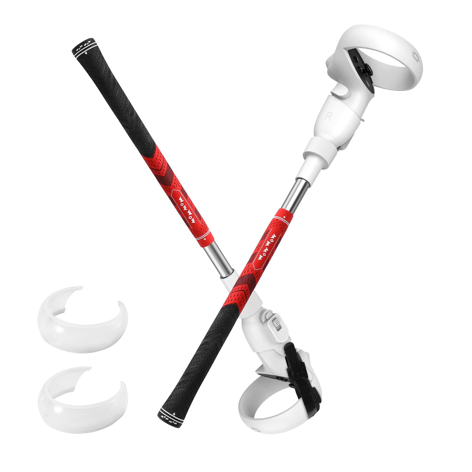 VR Golf Club Handle Accessory for Quest 2, VR Golf Club Handle with