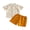 Apricot, variant on 2Pcs Toddler Baby Boy Easter Outfits Short Sleeve Lapel Collar Bunny Carrot Print Button Down Shirt and Elastic Waist Pockets Shorts Set Cute Spring Summer Clothes