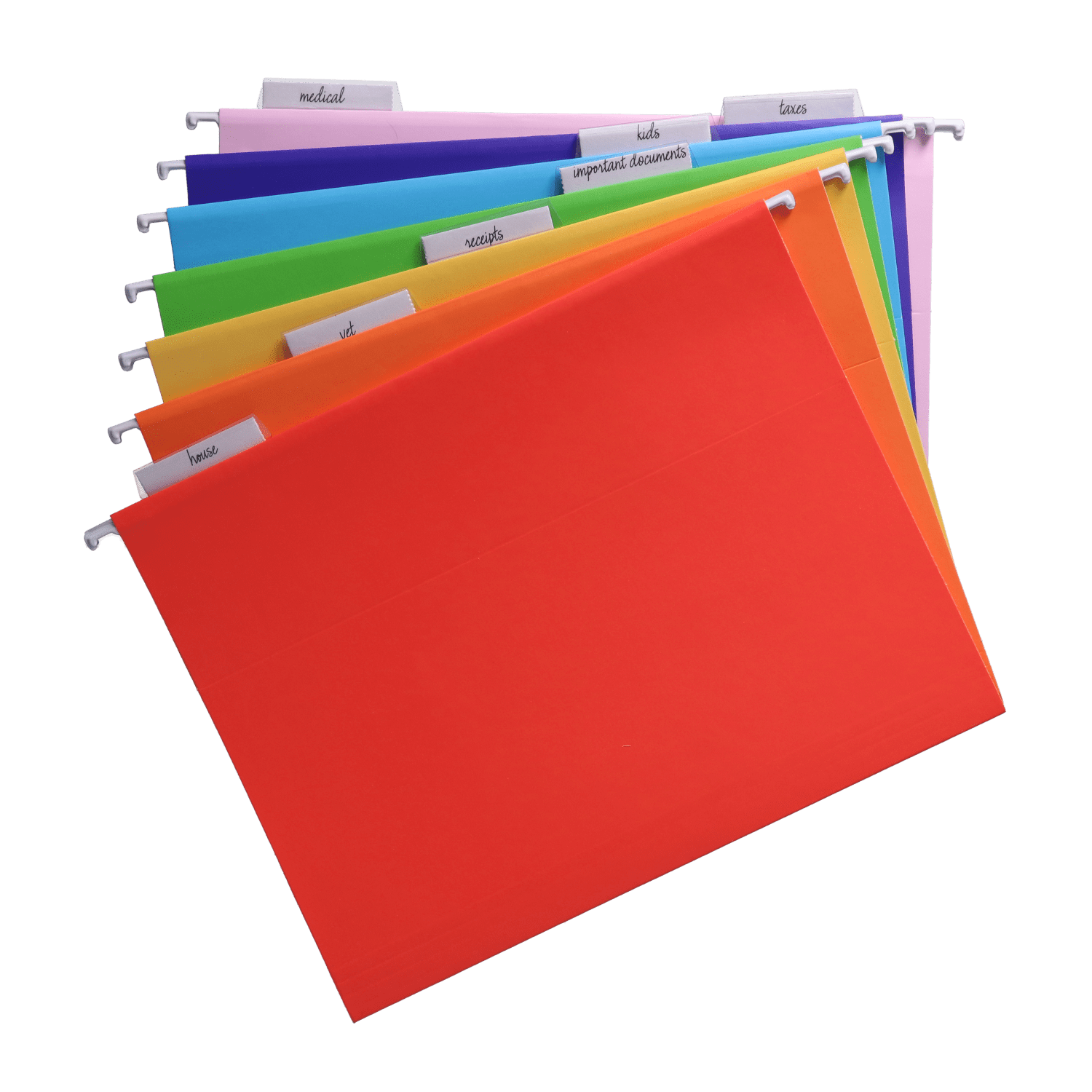 The Home Edit Hanging File Folder Set, Rainbow Ready, 7 Count, Letter