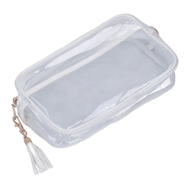 Sac à Bandoulière Mode, Sac à Main en PVC pour Femmes Sac à Main Portable avec Bandoulière Réglable pour Plage Mer Gym Parc