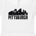 thumbnail image 4 of Inktastic Pittsburgh Skyline Grunge Girls Baby Dress, 4 of 5