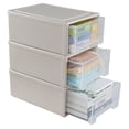 thumbnail image 6 of Gloreen 17.5 Quart Plastic Storage Drawers, Stacking Storage Drawer Box, 3-Pack, 6 of 6