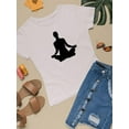 thumbnail image 3 of Yoga Silhouette      T-Shirt Women -Image by Shutterstock, Female x-Large, 3 of 4