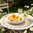thumbnail image 7 of Eolstice Round Wooden Bead Tray, Rustic Decorative Serving Tray in 2 Colors, Ideal for Kitchen Countertops, Fruit Display, Home Decor, Farmhouse Style,White, 7 of 7