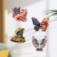 thumbnail image 1 of Wmhnj Juego de 4 piezas de madera patritica para colgar en la pared, ideal para decorar fiestas en casa, sala de estar y celebraciones navideñas., 1 of 6