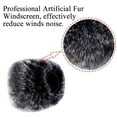 thumbnail image 3 of Fluffy Microphone Covers Furry Mic Headset Karaoke Windscreen Voice Tube Protector with Good Elasticity Replacement for yeti/Pro, 3 of 9