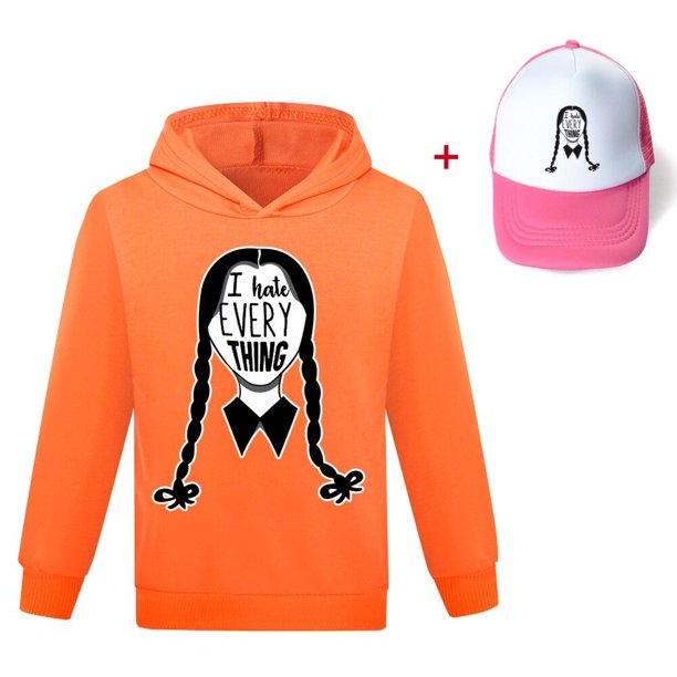Sudadera con capucha para niñas Odio todo Disfraz de fiesta de cumpleaños Ropa para niñas zhangyuxiang LED