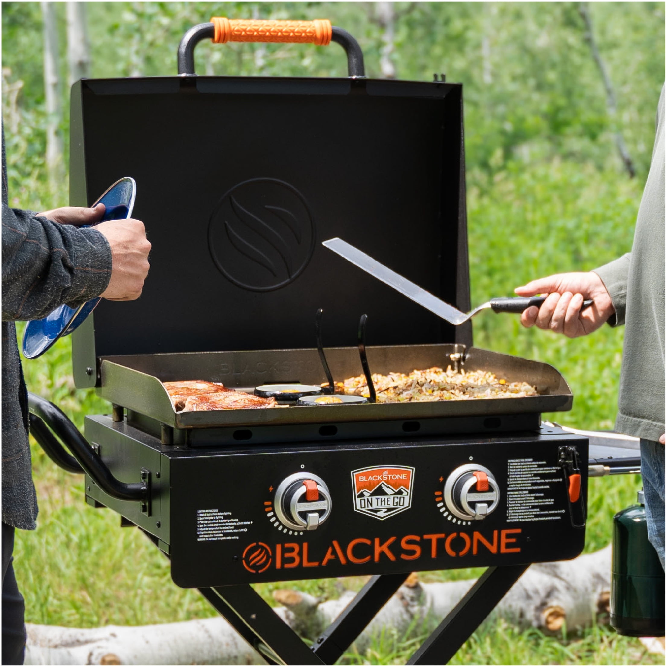 BLACKSTONE ON THE GO グリル Blackstone On-the-Go 2-Burner 22” Propane Omnivore Griddle