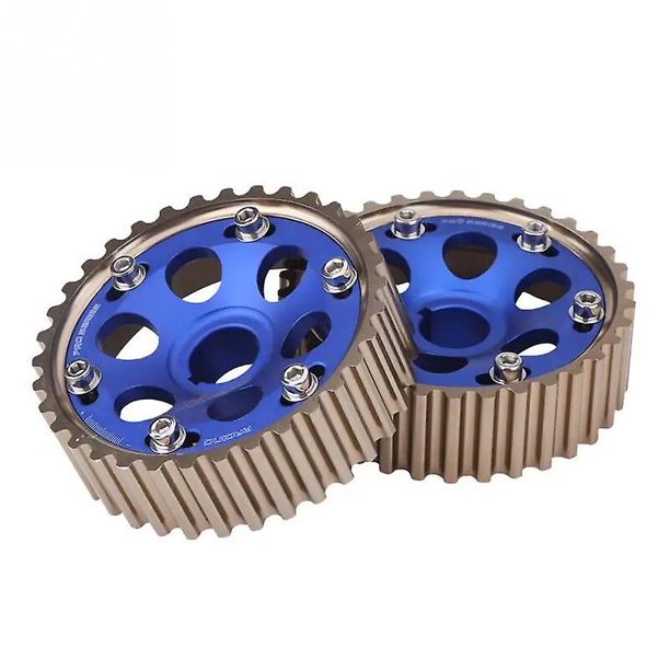 Pair Aluminum Alloy Racing Camshaft Sprocket Set Timing Gear For Honda Integra Civic B16A/B16B/B18C Engine~4872
