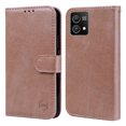 thumbnail image 2 of Case for Motorola Moto G Stylus 5G 2023, Vintage PU Leather Wallet Book Case Magnetic Closure Credit Card Holder Kickstand Shock-Absorbing Flip Case Compatible with Moto G Stylus 5G 2023 - Champagne, 2 of 8