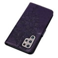 thumbnail image 5 of SaniMore Case for Samsung Galaxy S24 Ultra, PU Leather Skin with Luxury Embossed Butterfly [Wrist Strap & Card Slots & Flip Kickstand] ull-body Shockproof Business Wallet Cover, Purple, 5 of 10