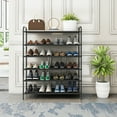 Wisdom Star 6 Tier Stackable Shoe Rack Organizer Storage, Adjustable ...